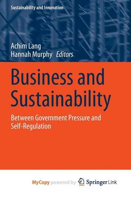 Cover of Business and Sustainability