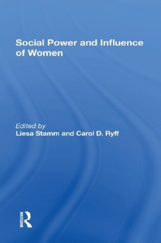 Cover of Social Power And Influence Of Women