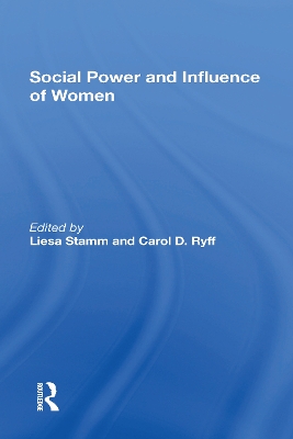 Book cover for Social Power And Influence Of Women