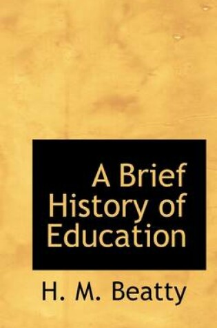 Cover of A Brief History of Education