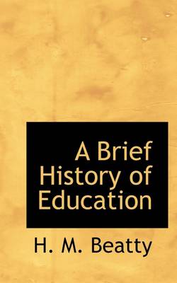 Book cover for A Brief History of Education