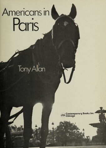 Book cover for Americans in Paris