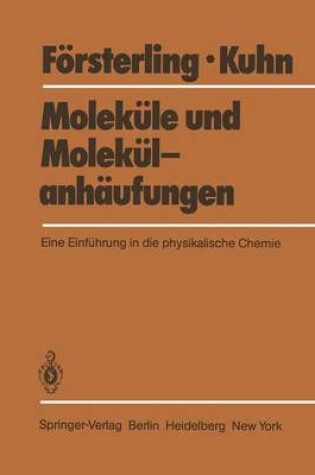 Cover of Molekule Und Molekulanhaufungen