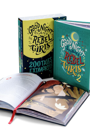 Cover of Good Night Stories for Rebel Girls - Gift Box Set: 200 Tales of Extraordinary Women