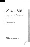 Book cover for What is Faith?