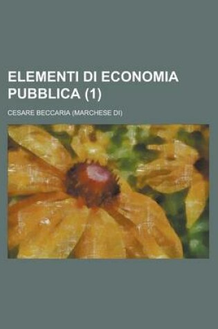 Cover of Elementi Di Economia Pubblica (1)
