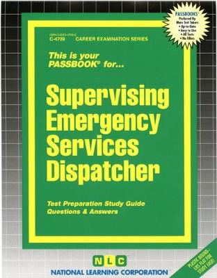 Book cover for Supervising Emergency Services Dispatcher