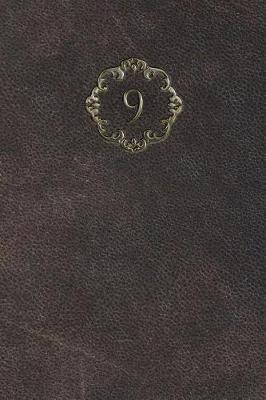 Cover of Monogram "9" Any Day Planner Journal