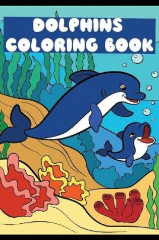 Cover of dolphin coloring book