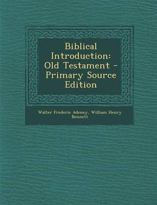 Book cover for Biblical Introduction