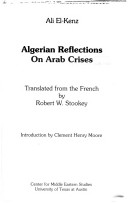 Book cover for Algerian Reflections on Arab Crises