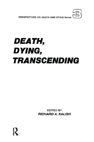 Cover of Death, Dying, Transcending