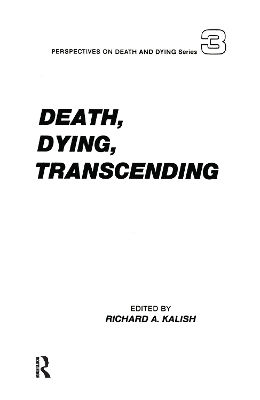Book cover for Death, Dying, Transcending