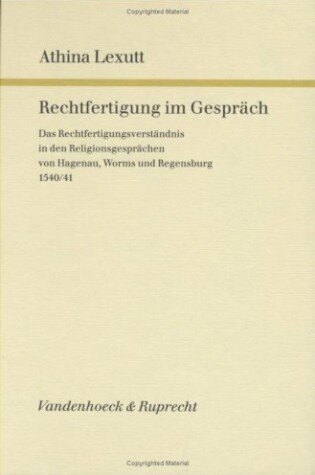 Cover of Rechtfertigung Im Gesprach