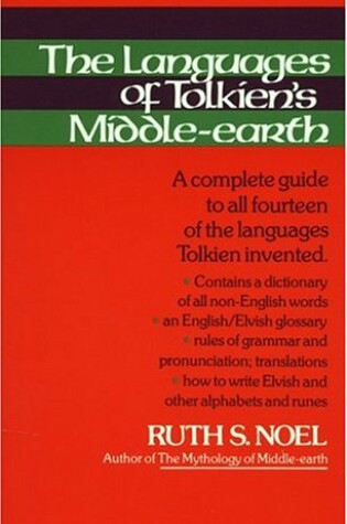 Cover of Languages Tolkien Middle Earth