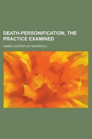 Cover of Death-Personification, the Practice Examined