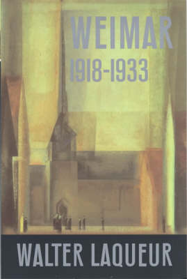 Book cover for Weimar 1918-1933