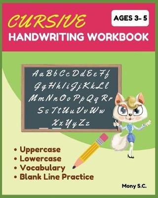 Book cover for Cursive Handwriting Workbook