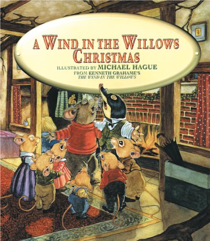 Book cover for A Wind in the Willows Christmas