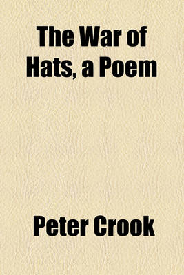 Book cover for The War of Hats, a Poem