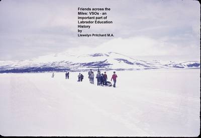 Book cover for Friends Across the Miles: VSOs - an Important Part of Labrador Education History: Voluntary Service Overseas