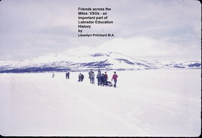 Cover of Friends Across the Miles: VSOs - an Important Part of Labrador Education History: Voluntary Service Overseas