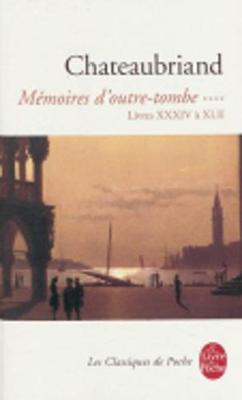 Book cover for Memoires d'outre-tombe 4