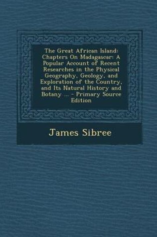 Cover of The Great African Island