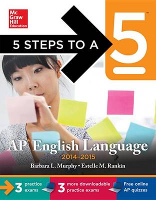 Book cover for 5 Steps to a 5 AP English Language with Downloadable Tests 2014-2015 (eBook)