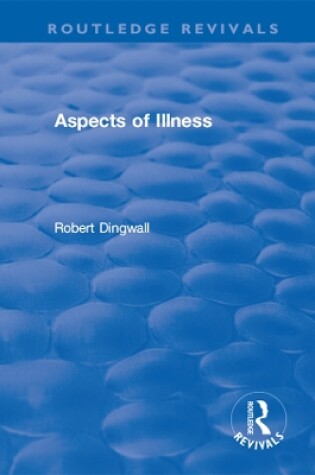 Cover of Aspects of Illness