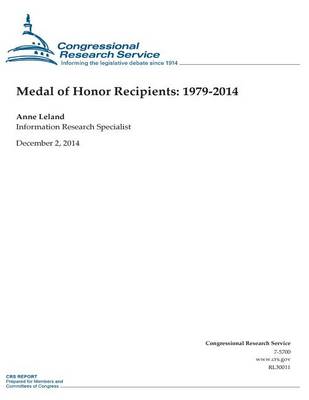 Cover of Medal of Honor Recipients