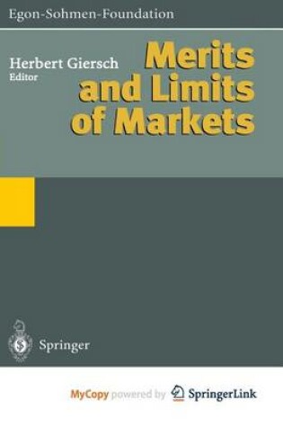 Cover of Merits and Limits of Markets