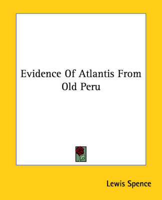 Book cover for Evidence of Atlantis from Old Peru
