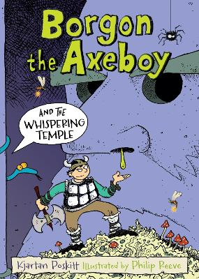 Book cover for Borgon the Axeboy and the Whispering Temple