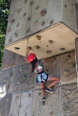 Book cover for Climbing a Rock Wall Journal