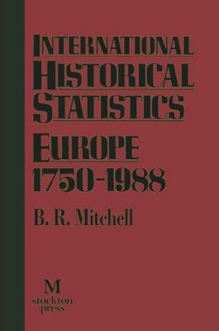 Cover of International Historical Statistics Europe 1750-1988