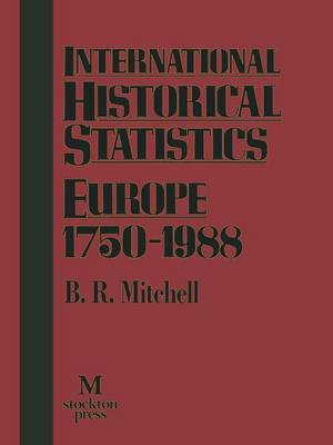 Book cover for International Historical Statistics Europe 1750-1988