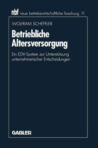 Cover of Betriebliche Altersversorgung