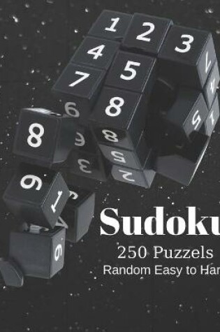Cover of Sudoku 250 Puzzels Random Easy To Hard