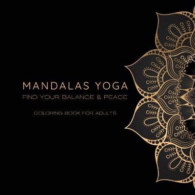 Book cover for Mandala coloring book for adults