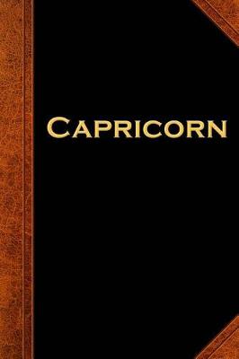 Cover of 2019 Daily Planner Capricorn Zodiac Horoscope Vintage 384 Pages