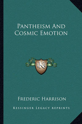 Book cover for Pantheism and Cosmic Emotion
