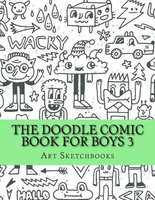 Book cover for The Doodle Comic Book for Boys 3