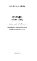 Book cover for Leyenda, 1896-1956