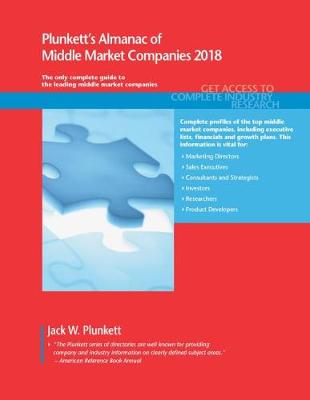 Book cover for Plunkett's Almanac of Middle Market Companies 2018