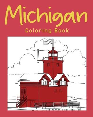 Book cover for Michigan Coloring Book