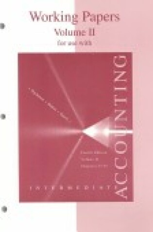 Cover of Intermediate Accounting