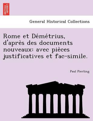 Book cover for Rome Et de Me Trius, D'Apre S Des Documents Nouveaux