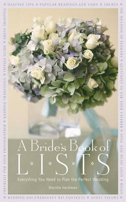 Book cover for A Bride's Book of Lists