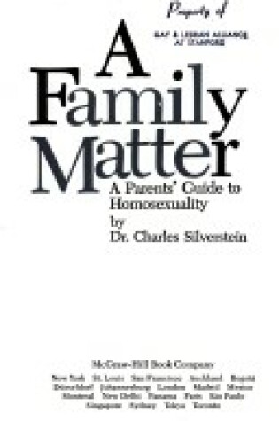 Cover of Family Matter